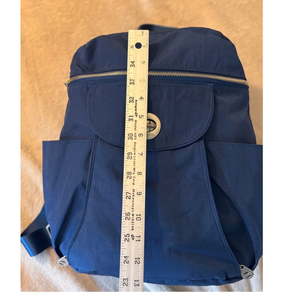 Baggallini Barcelona Laptop Backpack - Blue - Picture 8 of 11